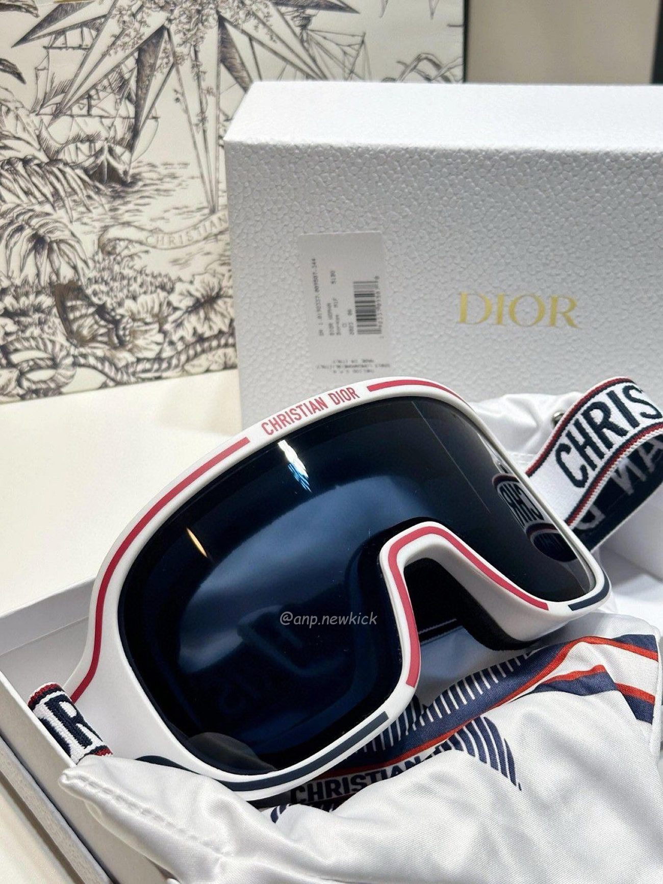 Dior Dioralps M1i White Ski Goggles (9) - newkick.vip